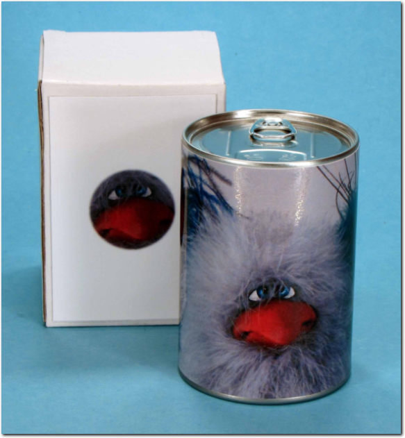 Geschenkdose mit Verpackung.