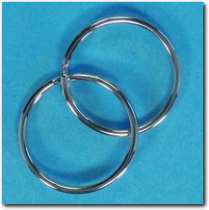 Schlüsselring aus Federstahl 25 mm.