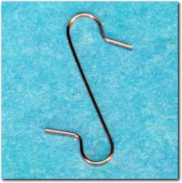 Schnellaufhänger Messing 40 x 30 mm 50 Stück.