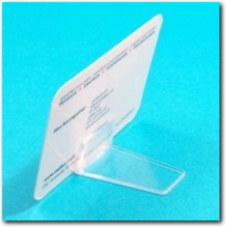 Tisch Bildhalter transparent 23x17x40 mm.
