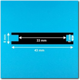 Schwarzer Gummiverschluss für Sparschweine.
