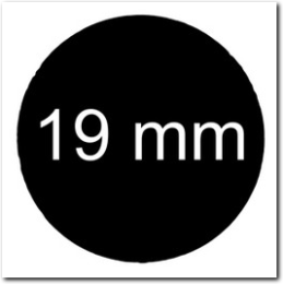 Heyda Hebel Kreisstanzer, Durchmesser 19 mm.