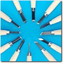 12 teiliges Holz Schnitzwerkzeug Set.