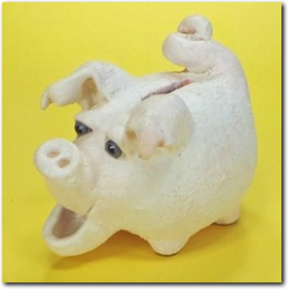 Sparschwein Figur Snuk.