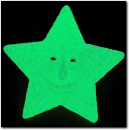 Nachleuchtendes Stern Gesicht.