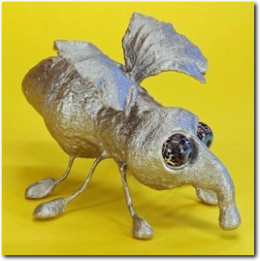 Handgefertigte Fantasiefigur Silver.