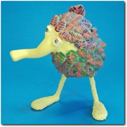 Handgefertigte Fantasiefigur Oink.