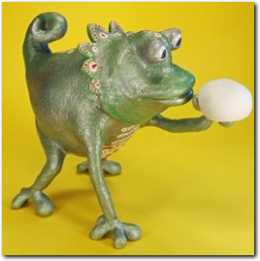 Handgefertigte Fantasiefigur Kukido.