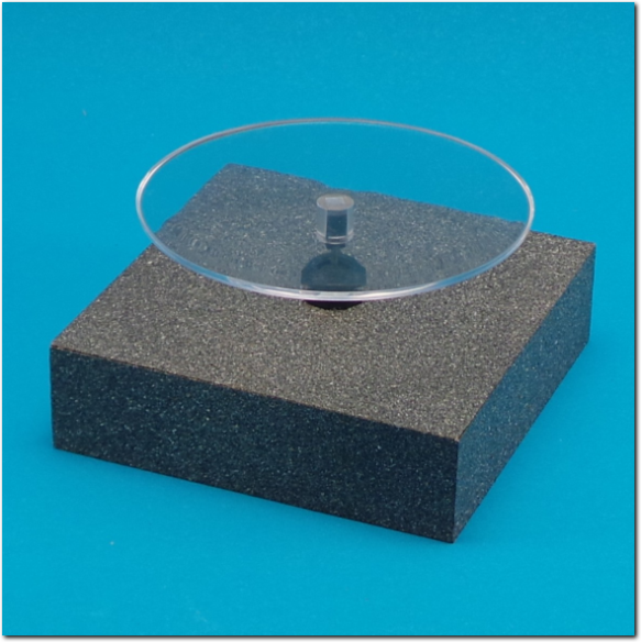 Drehteller betriebsbereit.