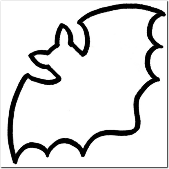 Fledermaus Vorlage.