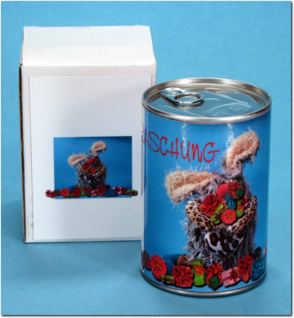 Geschenkdose mit Verpackung.