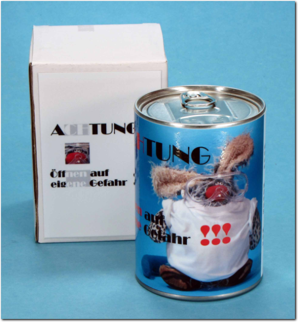 Geschenkdose mit Verpackung.